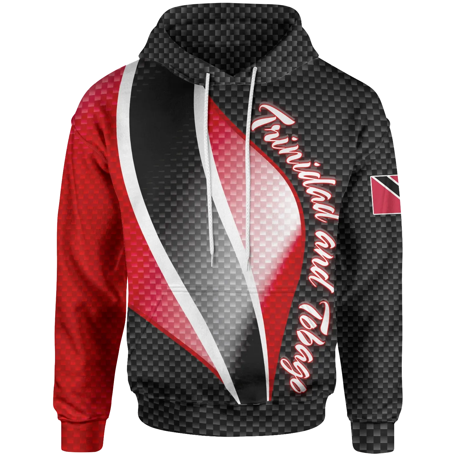Trinidad and Tobago Hoodie Trinidad and Tobago Flag RLT6 - Wonder Print Shop