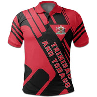 Trinidad and Tobago Polo Shirt Coat Of Arms Rockie RLT6 - Wonder Print Shop