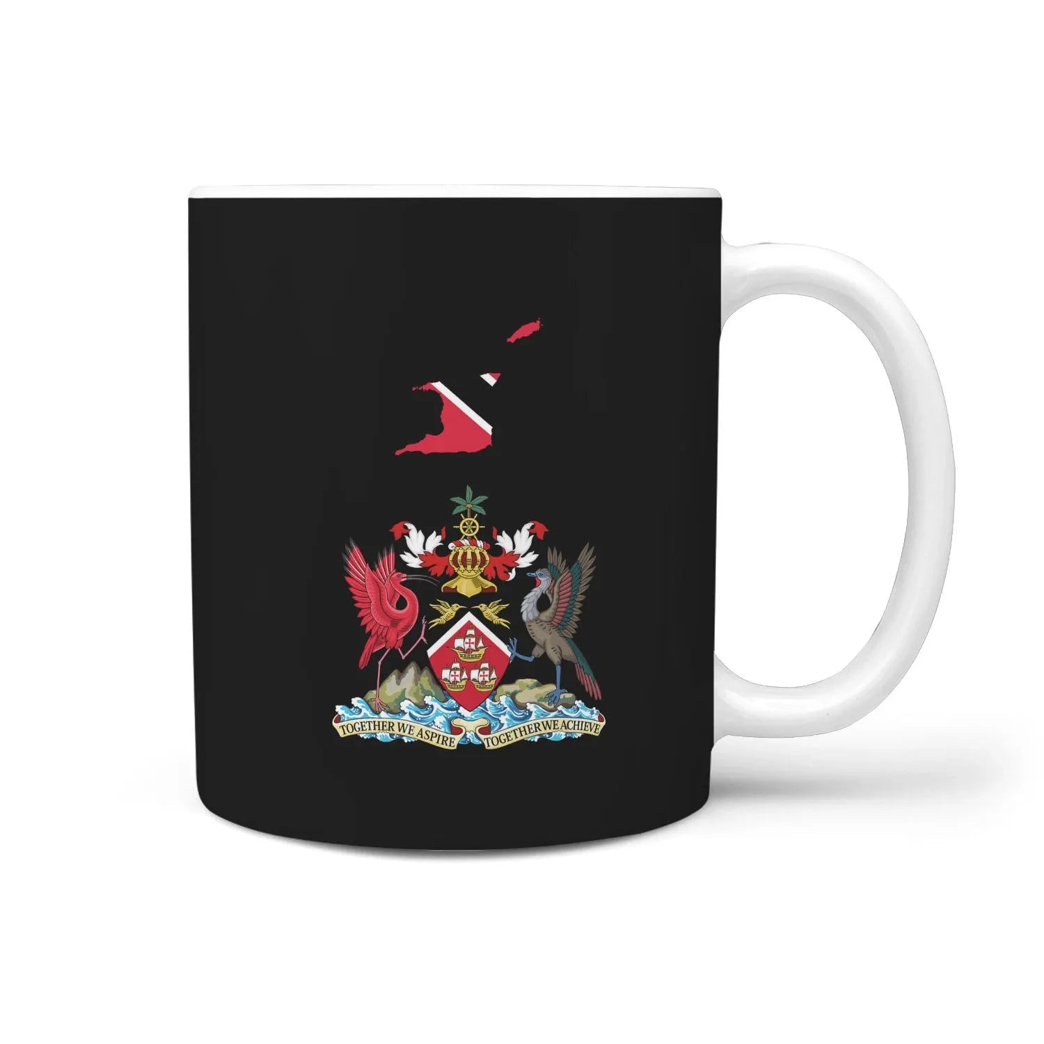trinidad-tobago-mug-coat-of-arm-map