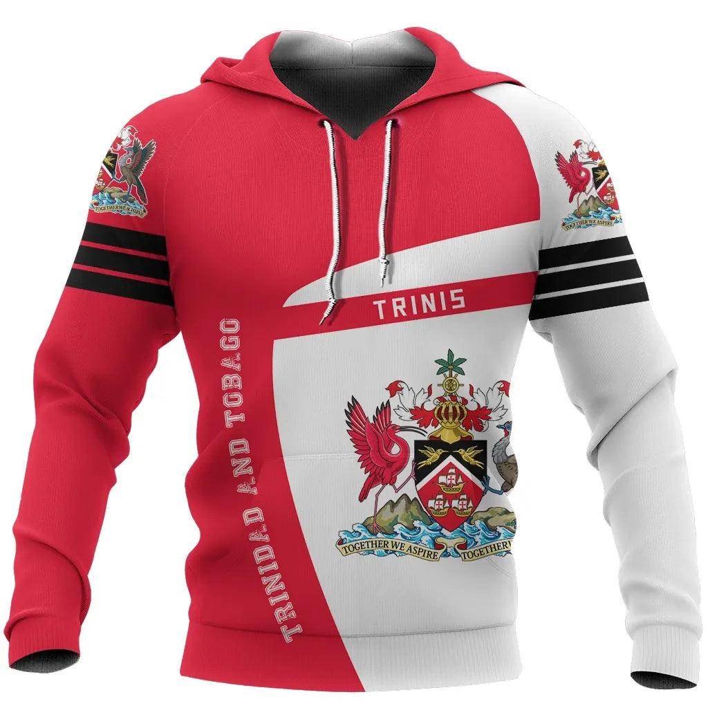 Trinidad and Tobago Sport Hoodie Premium Style RLT6 - Wonder Print Shop