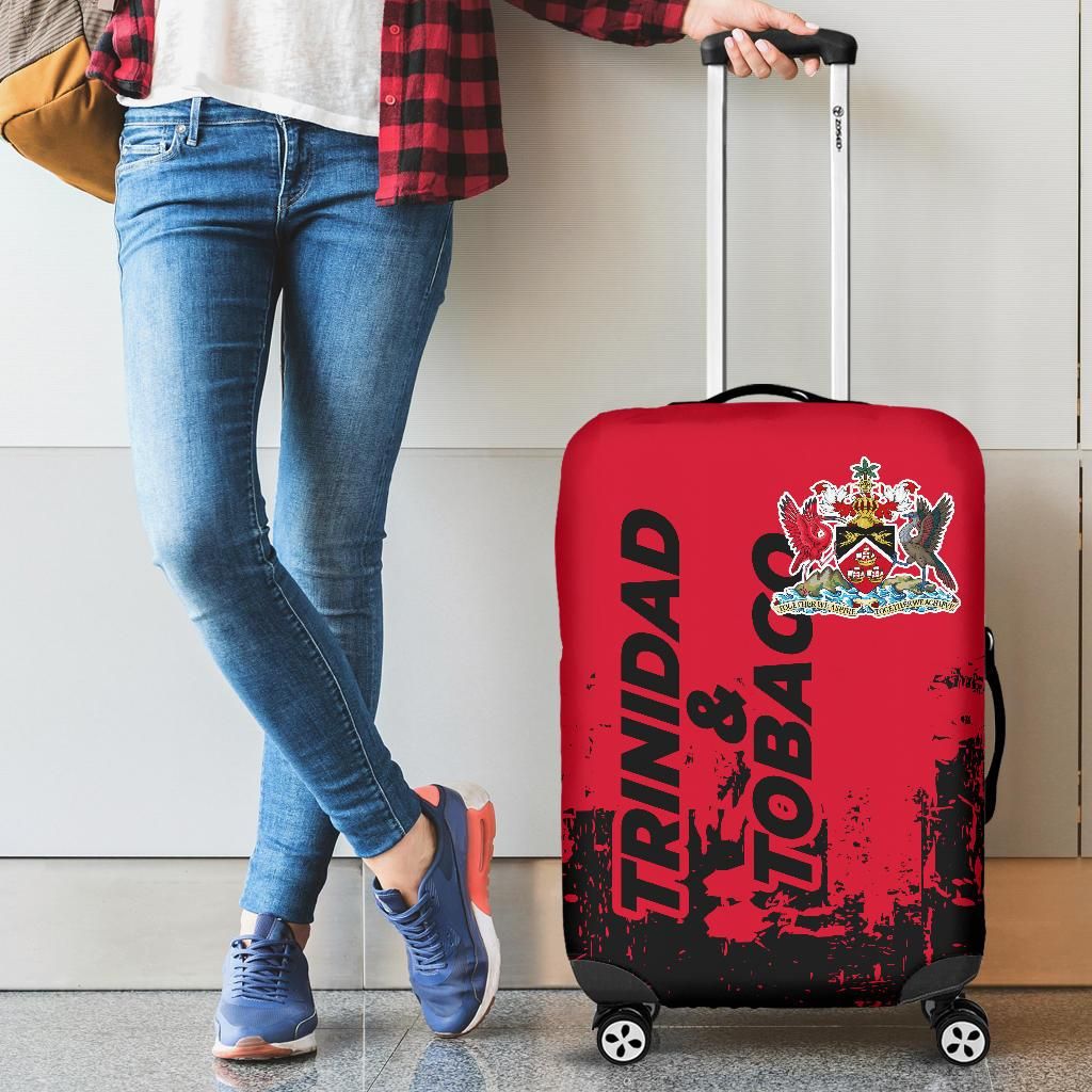 Trinidad and Tobago Luggage Cover Smudge Style RLT6 - Wonder Print Shop