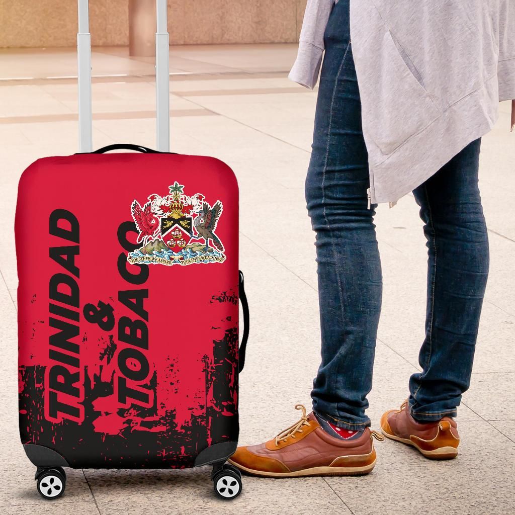 Trinidad and Tobago Luggage Cover Smudge Style RLT6 - Wonder Print Shop