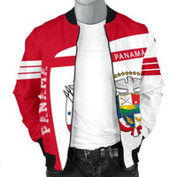 Panama Men's Bomber Jacket Premium Style Red RLT13 - Wonder Print Shop