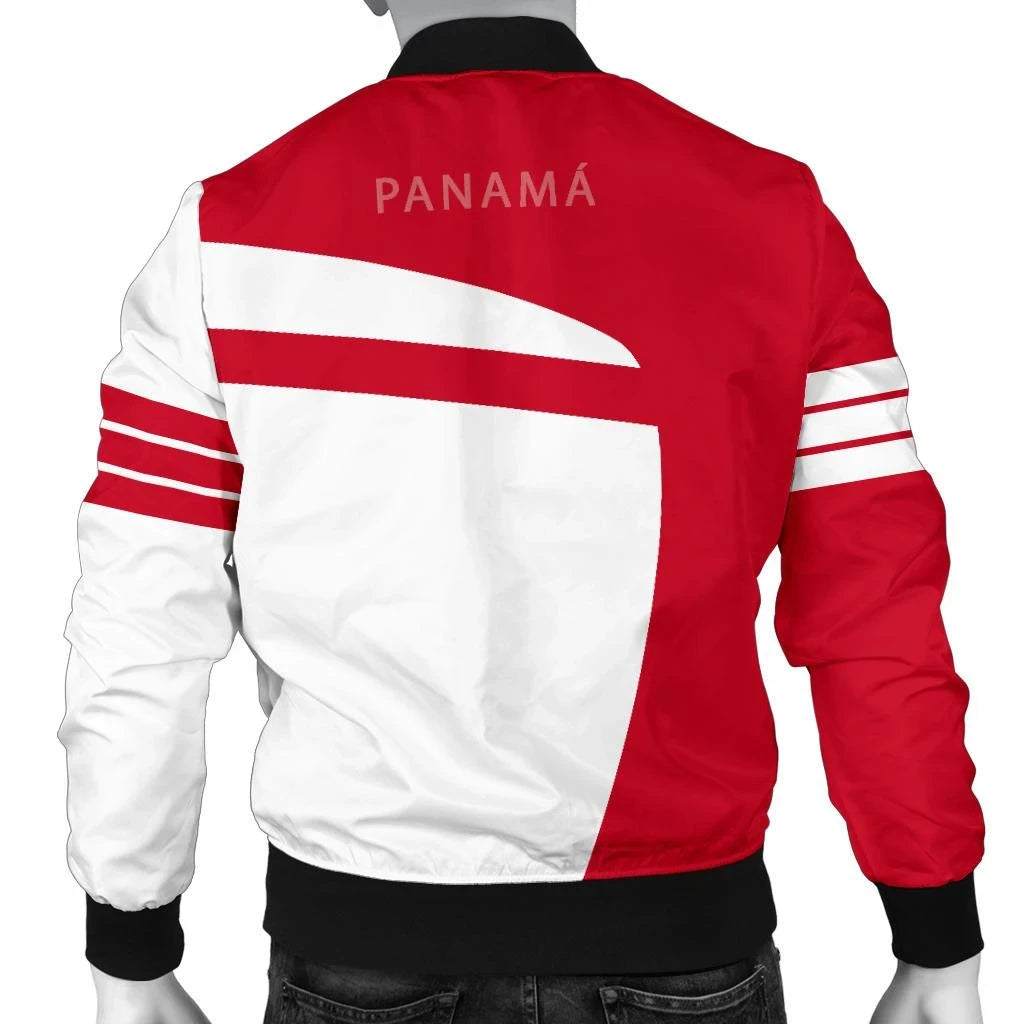 Panama Men's Bomber Jacket Premium Style Red RLT13 - Wonder Print Shop