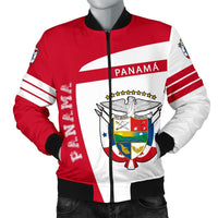 Panama Men's Bomber Jacket Premium Style Red RLT13 - Wonder Print Shop
