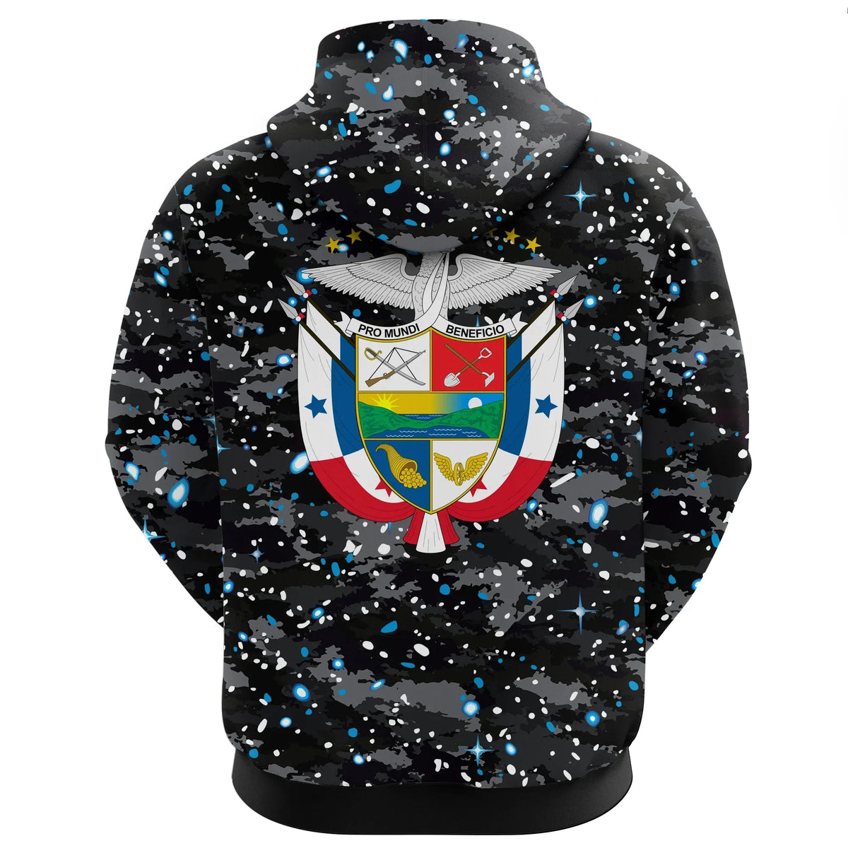 Panama Hoodie Space Camo Zip RLT13 - Wonder Print Shop