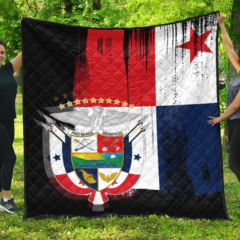 Panama Flag Premium Quilt Flag Style RLT13 - Wonder Print Shop