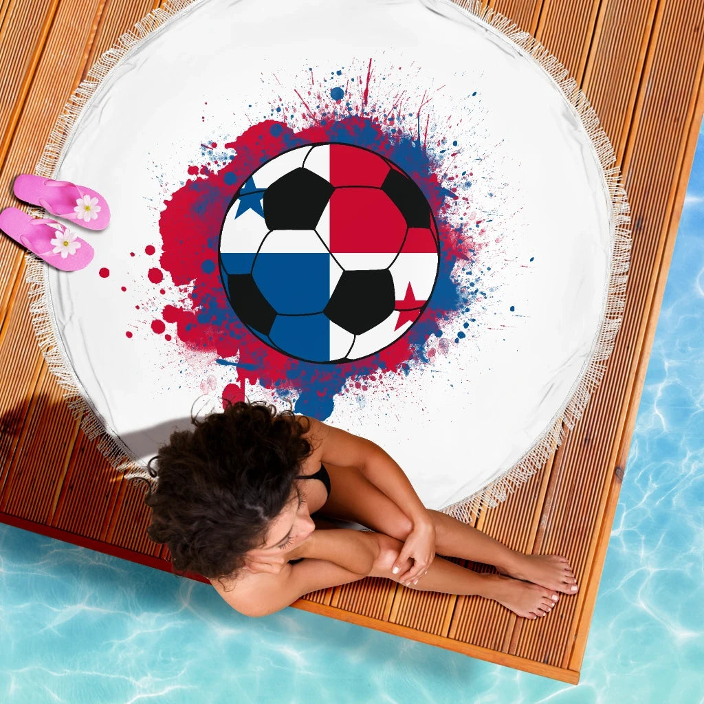 Panama Soccer Beach Blanket RLT13 - Wonder Print Shop