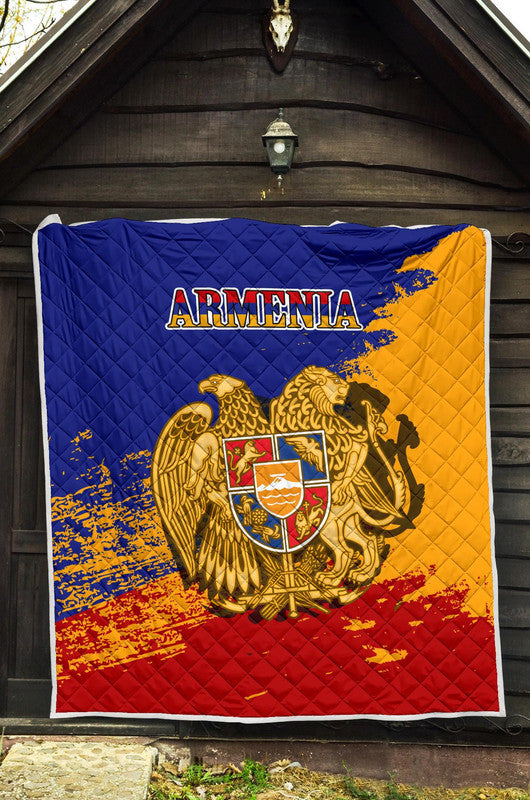 Armenia Premium Quilt - Armenia Blue RLT8 - Wonder Print Shop