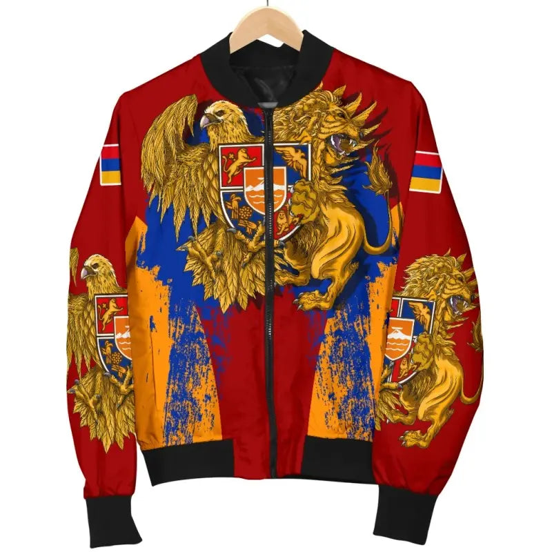 Armenia Special Coat of Arms Mens Bomber Jacket RLT8 - Wonder Print Shop