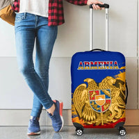 Armenia Luggage Cover - Armenia Blue RLT8 - Wonder Print Shop