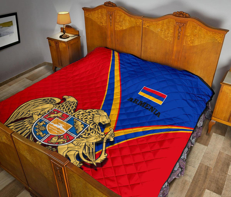 Armenia Premium Quilt - Armenian Pride RLT8 - Wonder Print Shop