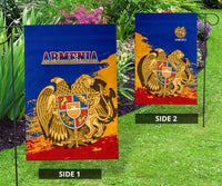 Armenia Garden Flag - Armenia Blue RLT8 - Wonder Print Shop