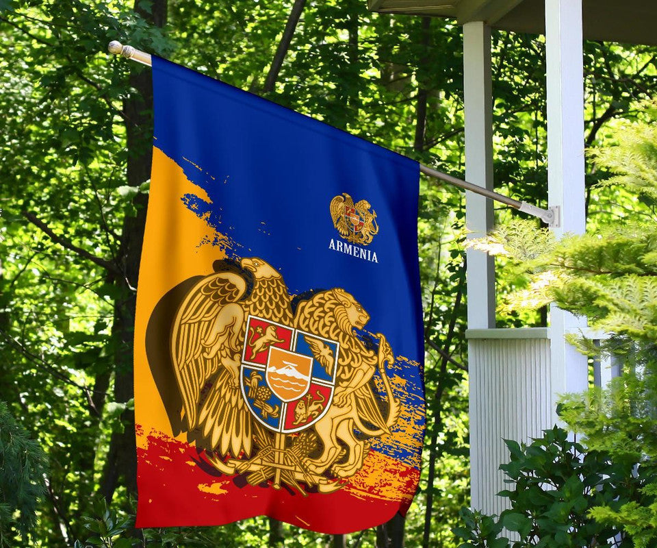 Armenia Garden Flag - Armenia Blue RLT8 - Wonder Print Shop