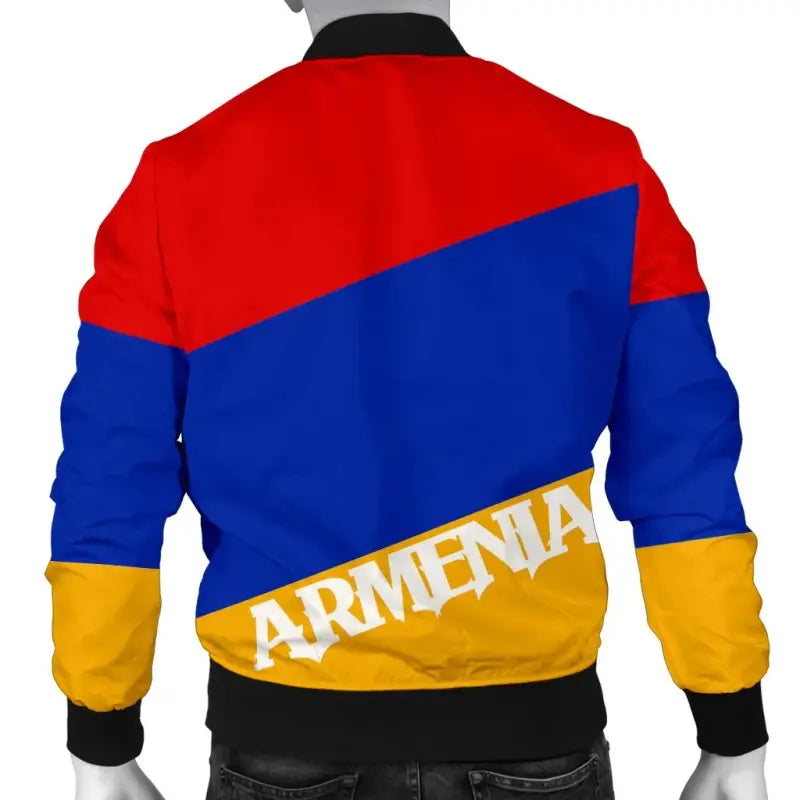 Armenia Flag Mens Bomber Jacket RLT8 - Wonder Print Shop