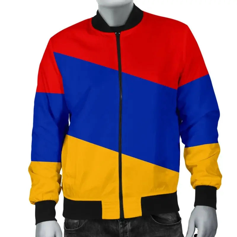 Armenia Flag Mens Bomber Jacket RLT8 - Wonder Print Shop