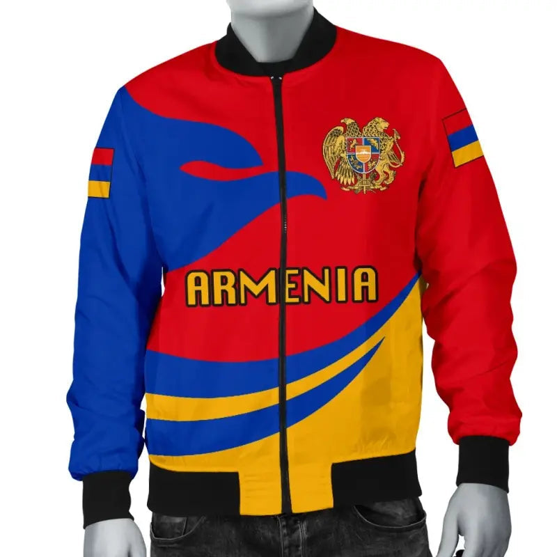 Armenia Men Bomber Jacket Proud Version RLT8 - Wonder Print Shop