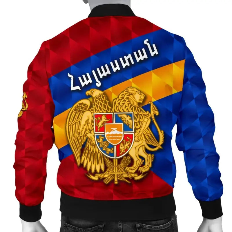 Armenia Men Bomber Jacket Sporty Style RLT8 - Wonder Print Shop
