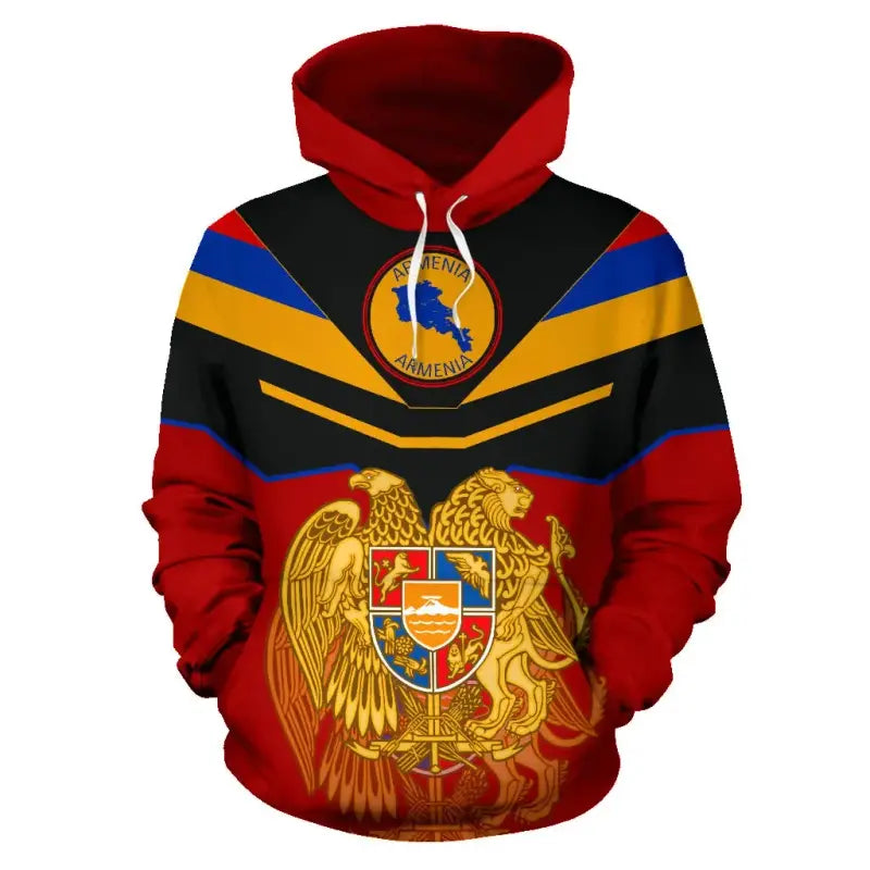 Armenia Hoodie Flag Design RLT8 - Wonder Print Shop
