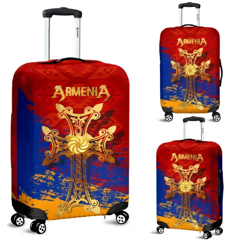 Armenia Khachkar, Armenian Cross Special Luggage Covers RLT8 - Wonder Print Shop