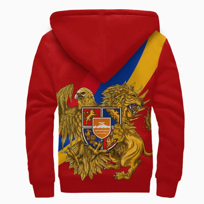 Armeria Special Flag Sherpa Hoodie RLT8 - Wonder Print Shop