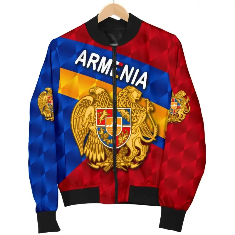 Armenia Women Bomber Jacket Sporty Style RLT8 - Wonder Print Shop