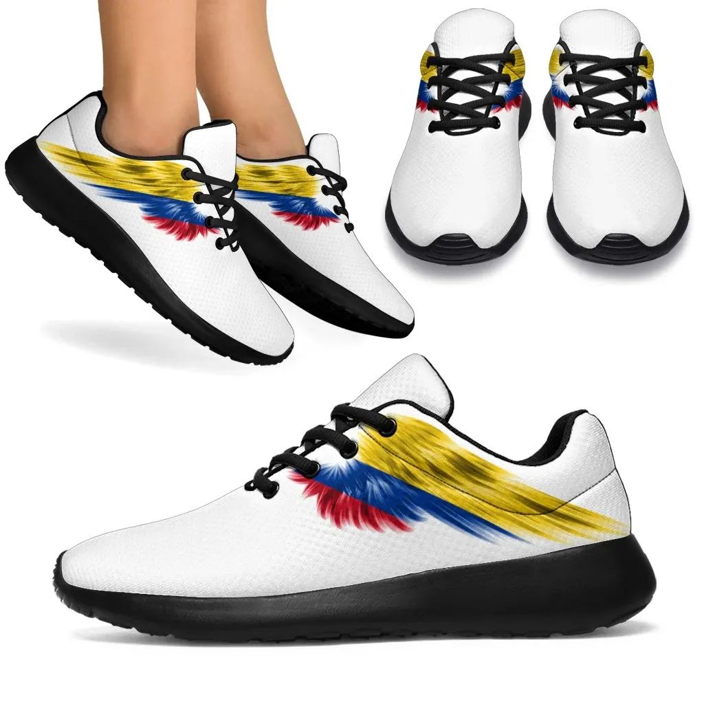 Colombia Sneakers Wings Flag (Women's/Men's) RLT7 - Wonder Print Shop