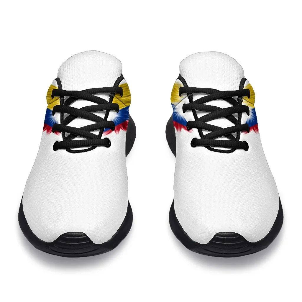 Colombia Sneakers Wings Flag (Women's/Men's) RLT7 - Wonder Print Shop
