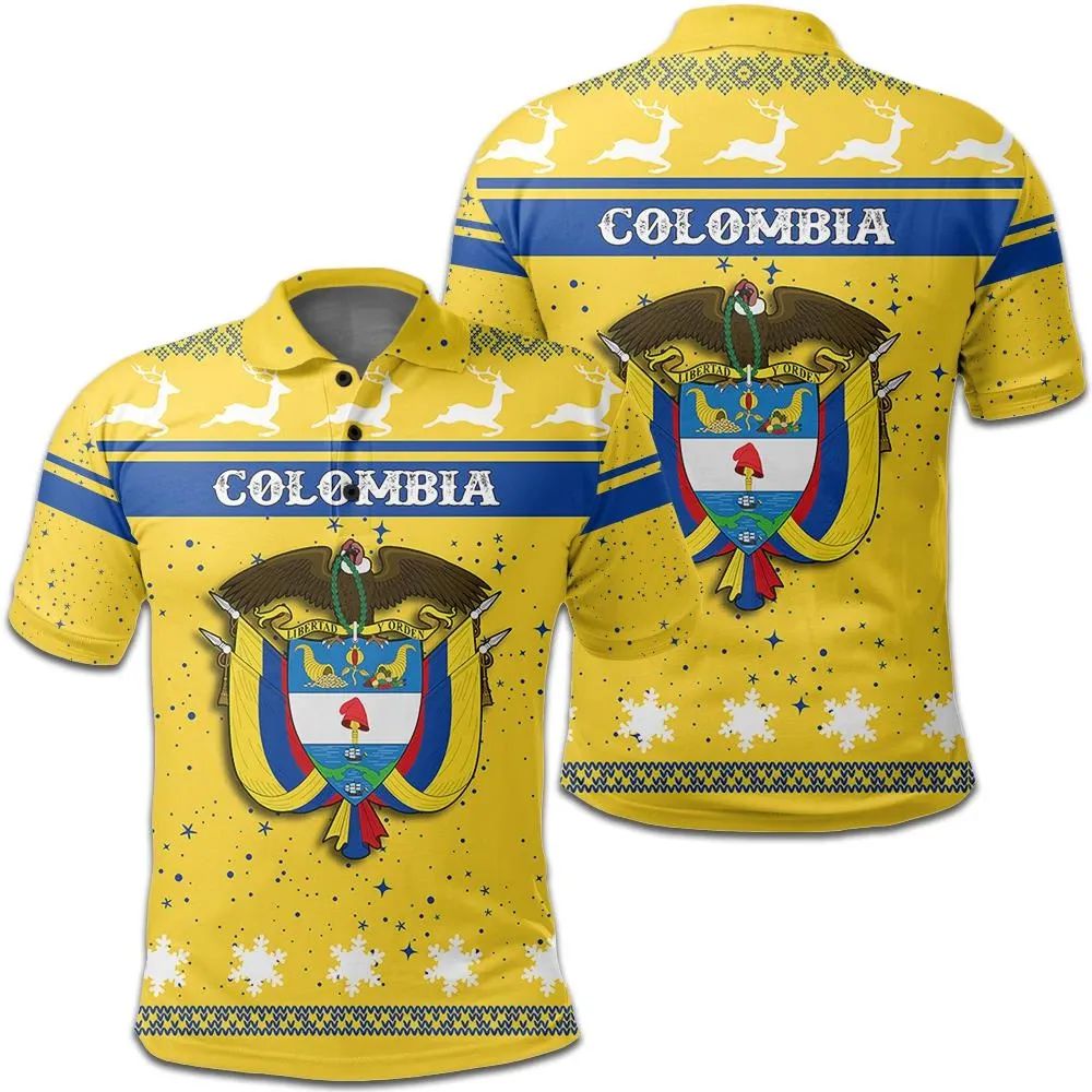 christmas-colombia-coat-of-arms-polo-shirt