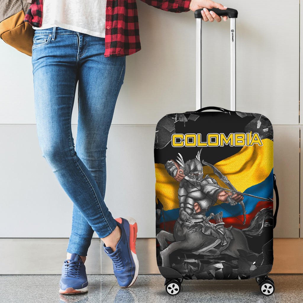 Knight Of Colombia Luggage Covers RLT7 - Wonder Print Shop