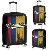 Colombia Vintage Flag Luggage Cover RLT7 - Wonder Print Shop