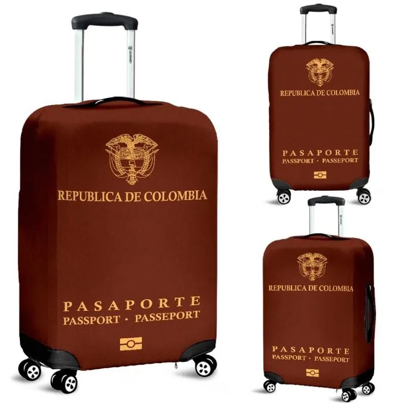 Colombia Passport Luggage Cover RLT7 - Wonder Print Shop
