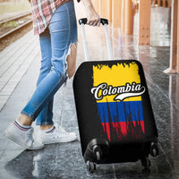 Colombia Grunge Flag Luggage Cover RLT7 - Wonder Print Shop