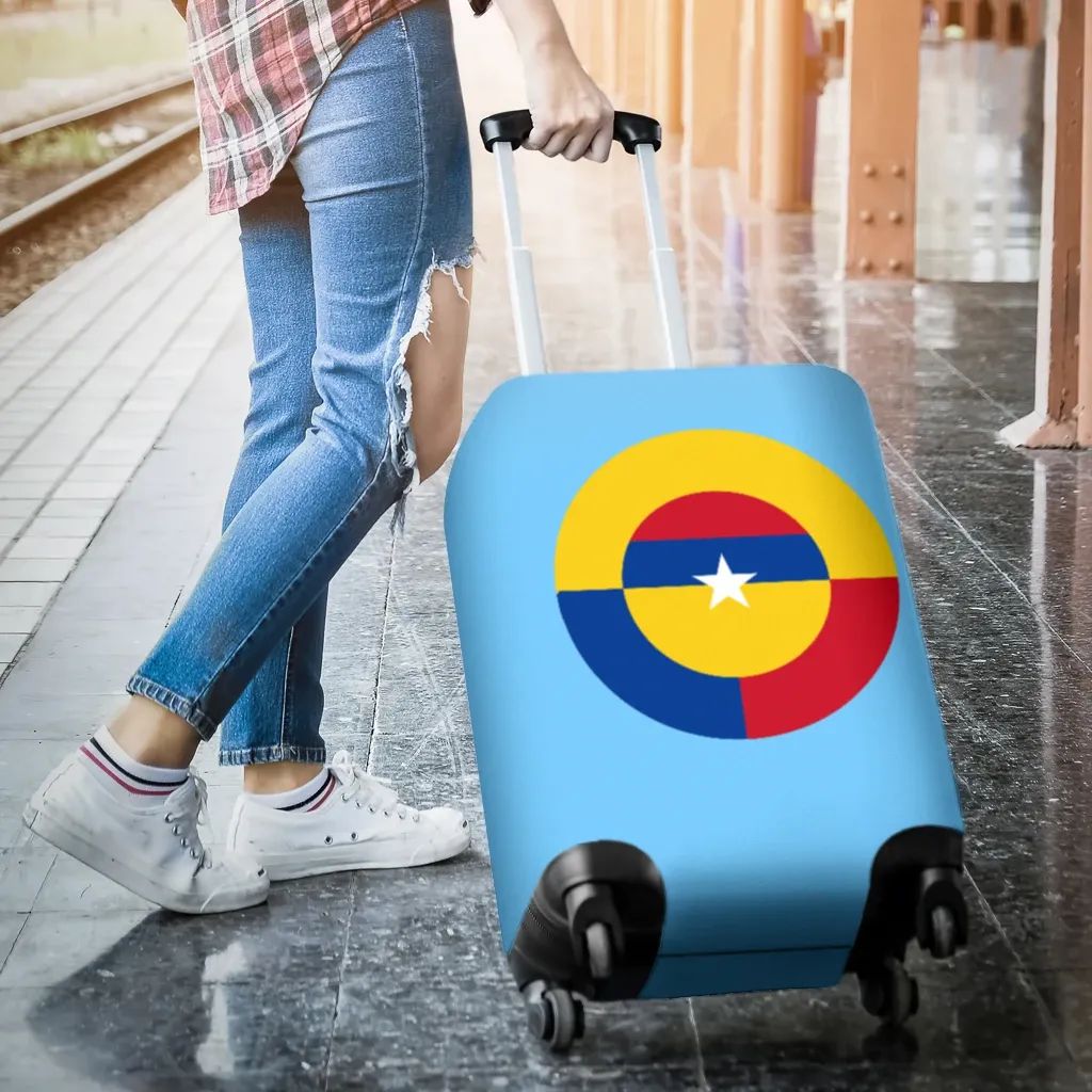 Colombia Air Force Roundel Luggage Cover RLT7 - Wonder Print Shop