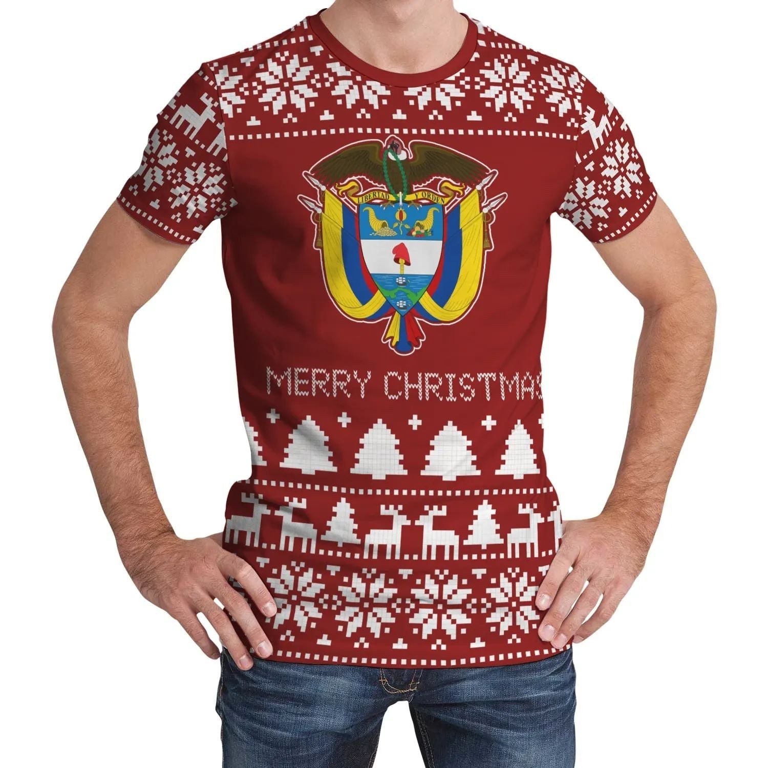 colombia-christmas-t-shirt-womensmens