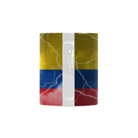 colombia-grunge-flag-lightning-white-mug