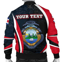 Costa Rica Personalised Men's Bomber Jacket Costa Rica Spirit RLT13 - Wonder Print Shop