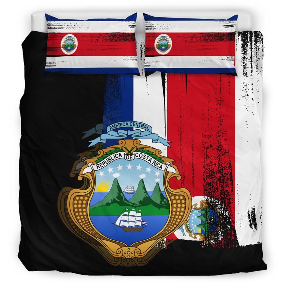 Costa Rica Flag Bedding Set Flag Style RLT13 - Wonder Print Shop