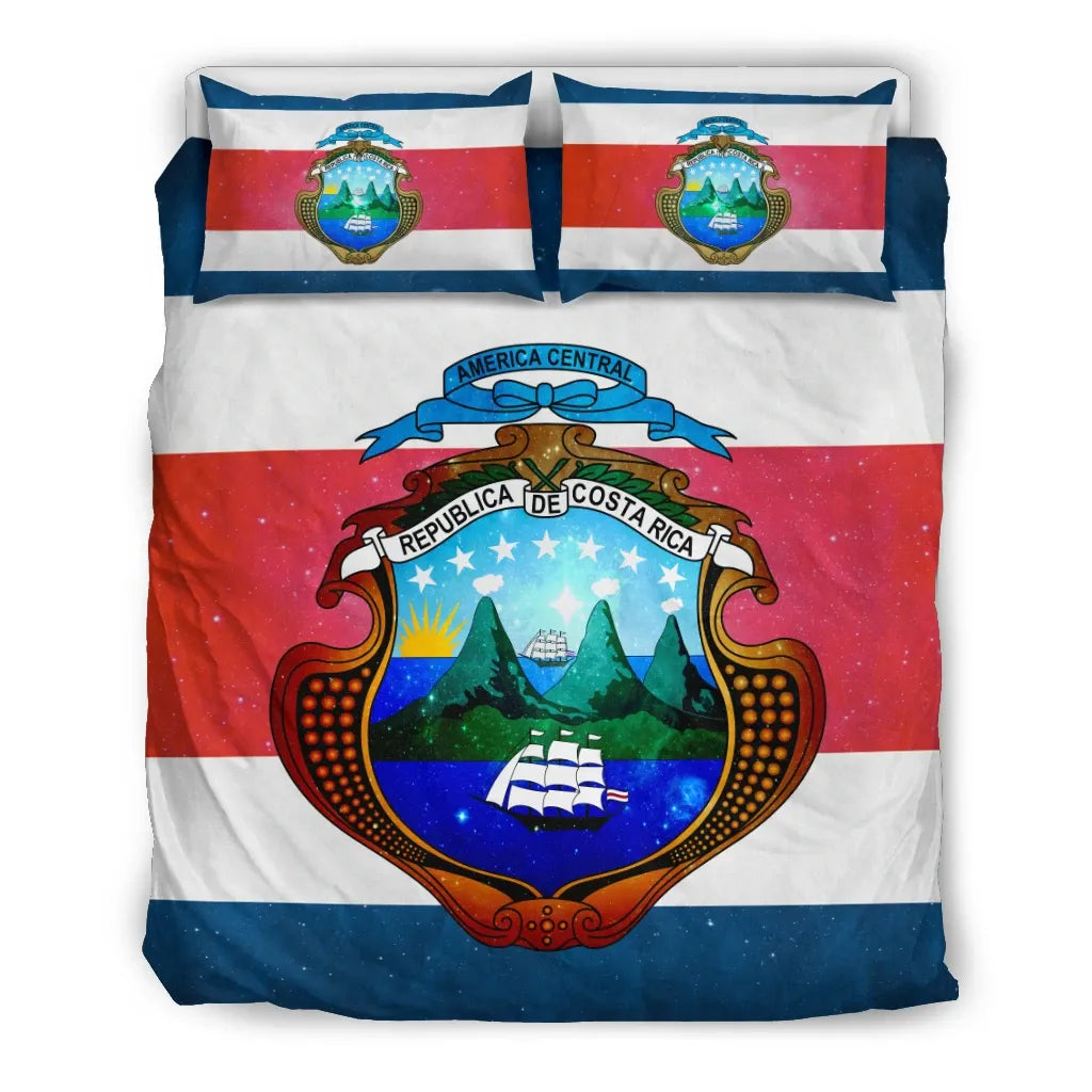 Costa Rica Flag  Bedding Set RLT13 - Wonder Print Shop