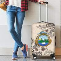 Costa Rica Luggage Covers The Beige Hibiscus RLT13 - Wonder Print Shop