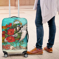Costa Rica Luggage Covers Ocean Turtle Hibiscus RLT13 - Wonder Print Shop