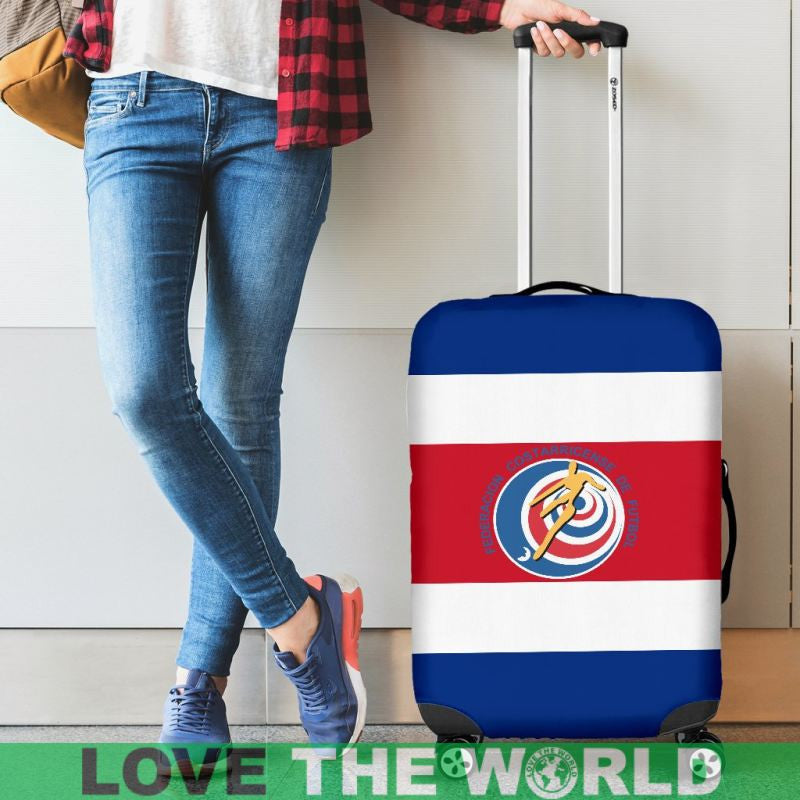 Costa Rica National Football Luggage Cover 01 RLT13 - Wonder Print Shop