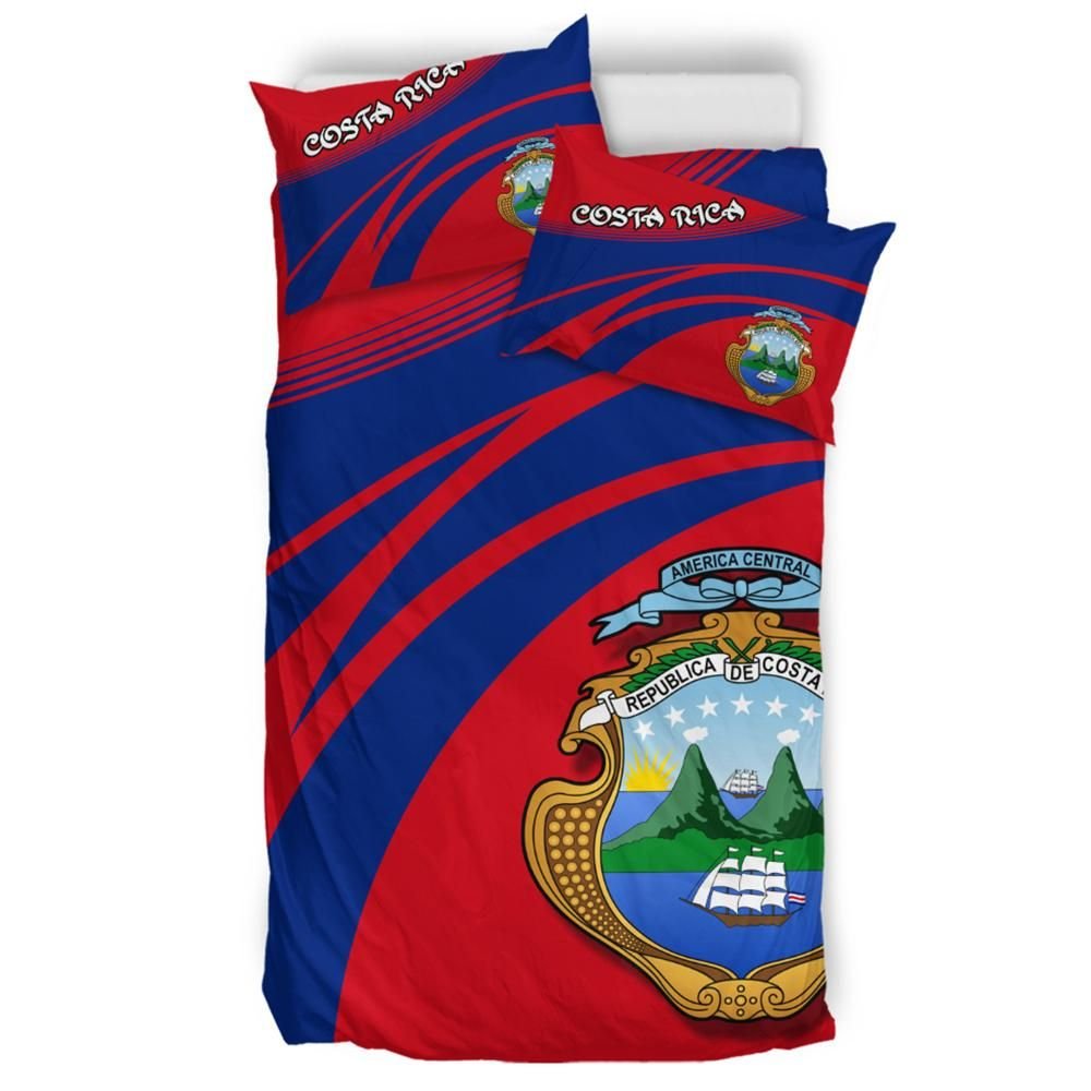 Costa Rica Coat Of Arms Bedding Set Cricket RLT13 - Wonder Print Shop