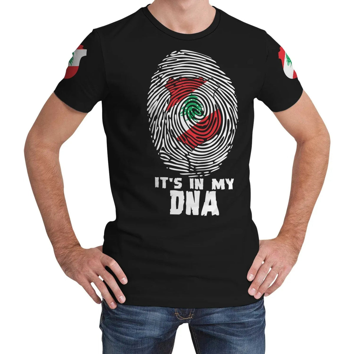 Lebanon It's In My DNA T Shirt RLT6 - Wonder Print Shop
