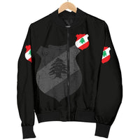 Lebanon Women's Bomber Jacket RLT6 - Wonder Print Shop