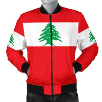 Lebanon Men's Bomber Jacket Original Flag RLT6 - Wonder Print Shop
