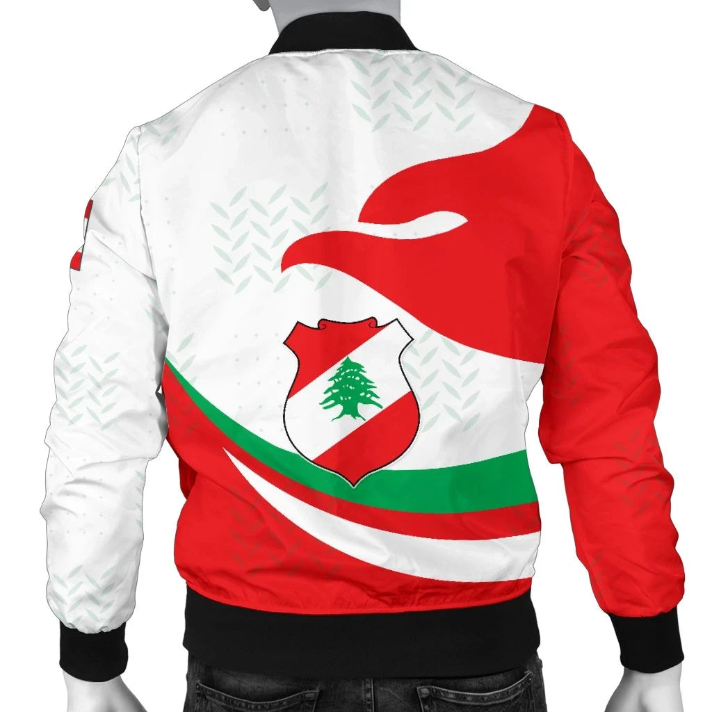 Lebanon Men Bomber Jacket Proud Version RLT6 - Wonder Print Shop
