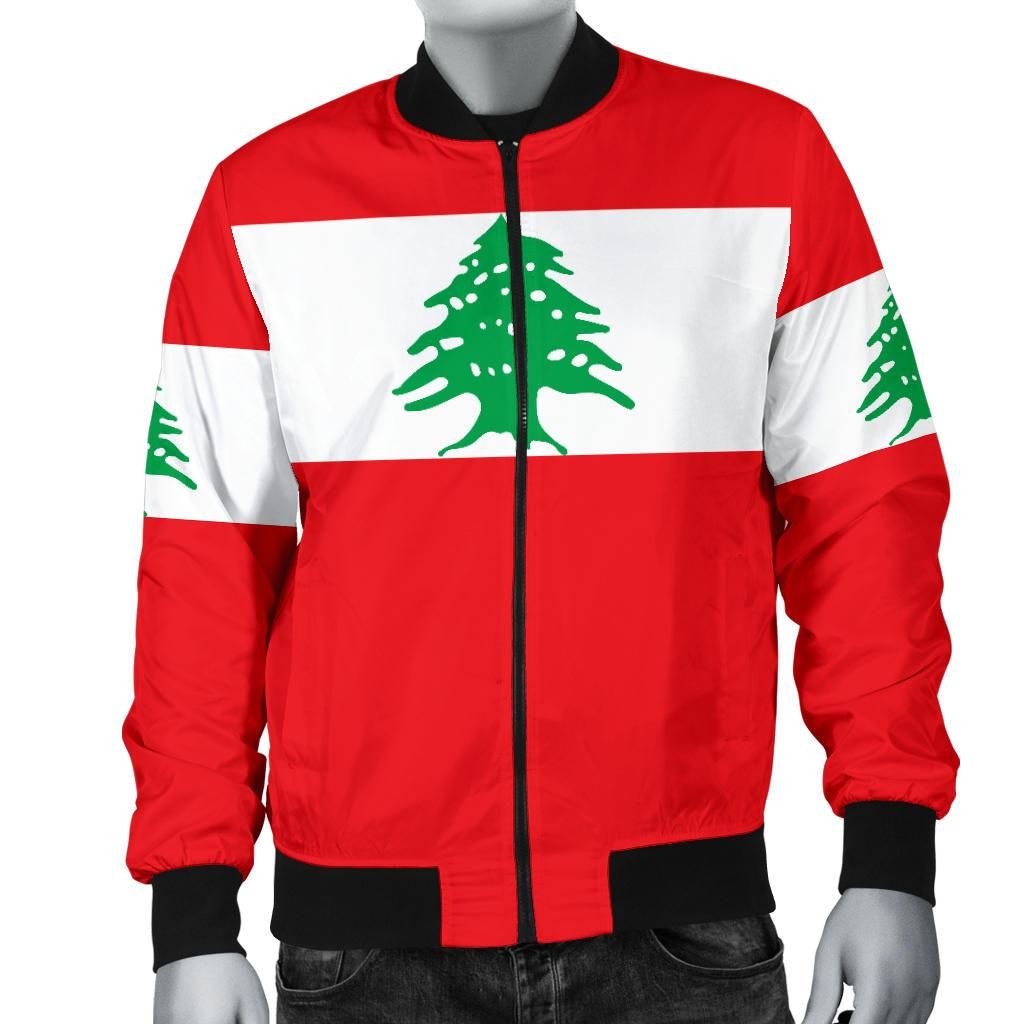 Lebanon Men's Bomber Jacket Original Flag RLT6 - Wonder Print Shop