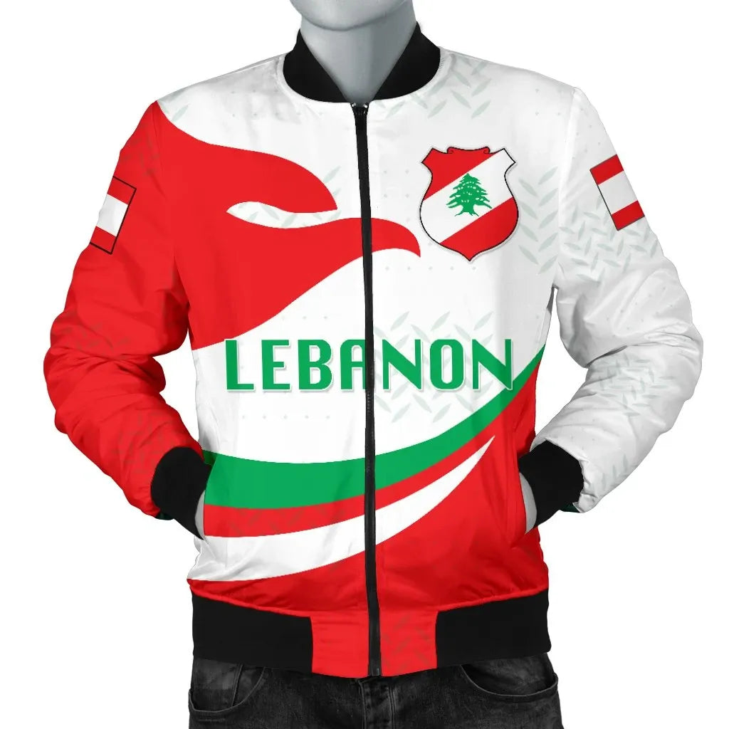 Lebanon Men Bomber Jacket Proud Version RLT6 - Wonder Print Shop
