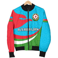 Azerbaijan Women Bomber Jacket Proud Version RLT8 - Wonder Print Shop